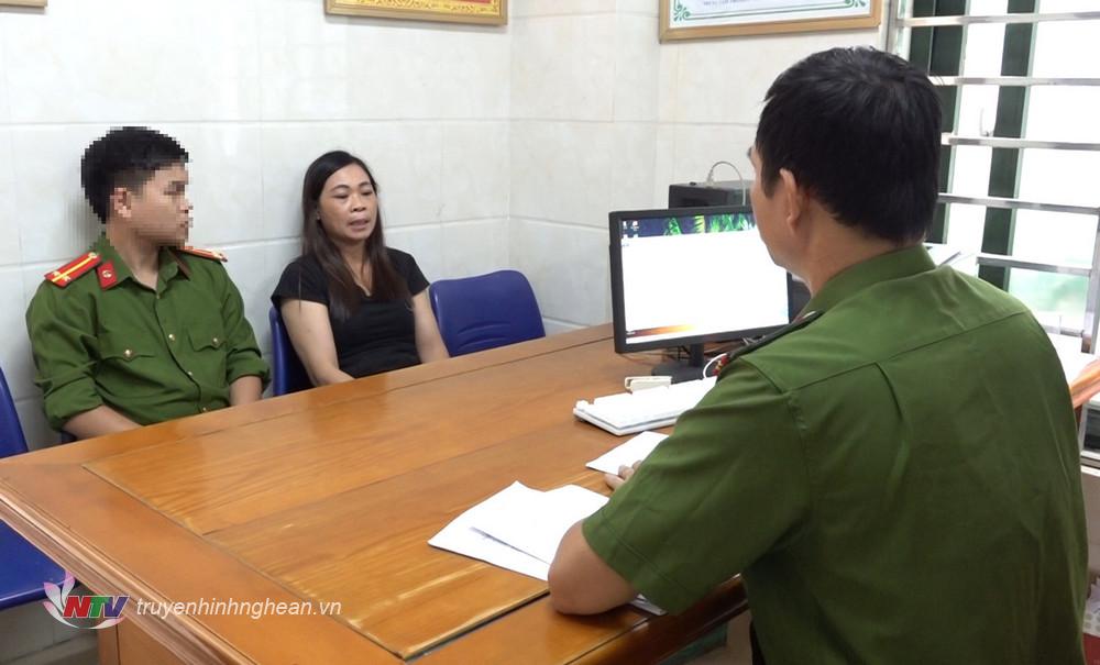 Cơ quan công an làm việc với Lữ Thị Hương