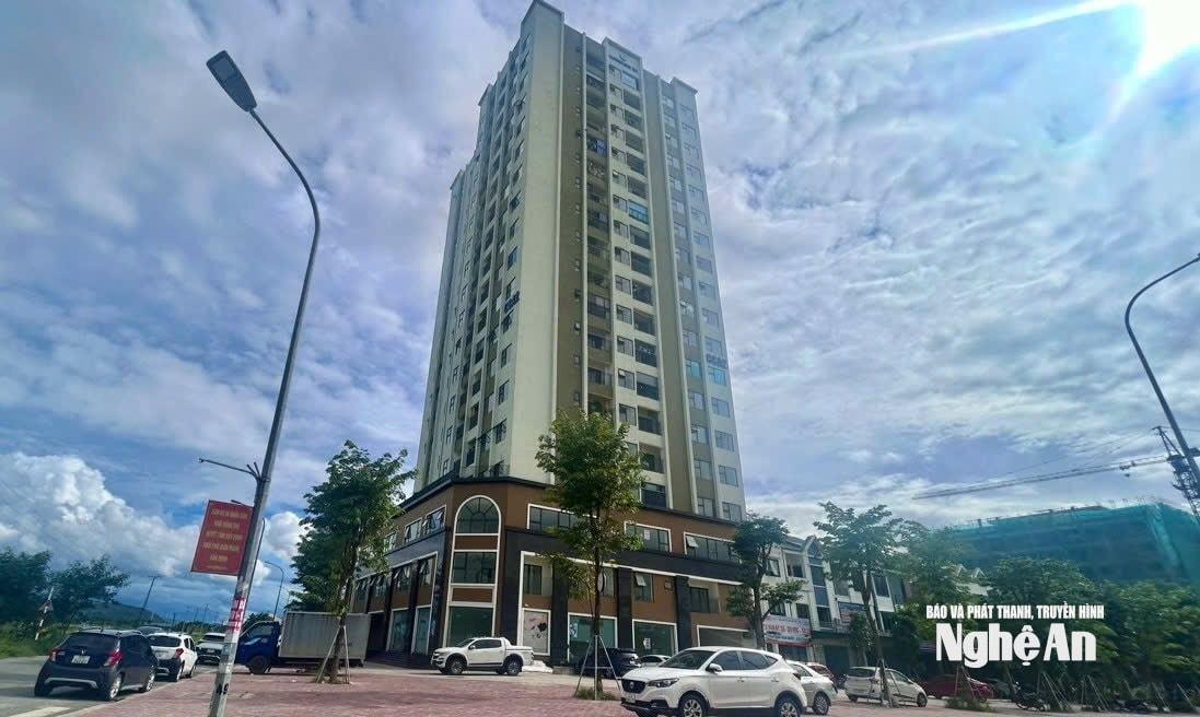 Một chung cư mới tại phường Trường Vinh. Ảnh: Văn Trường