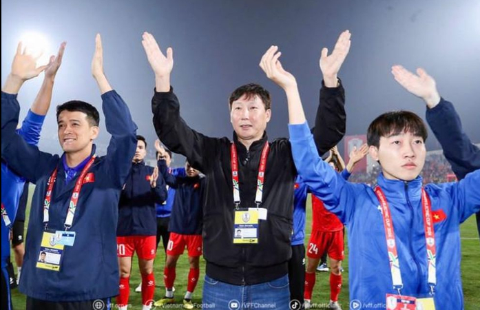 Tuyển Việt Nam đang đứng trước cơ hội lớn để lập hàng loạt kỷ lục ở vòng loại Asian Cup 2027, trong bối cảnh Malaysia gần như không còn đường lui. Ảnh: VFF