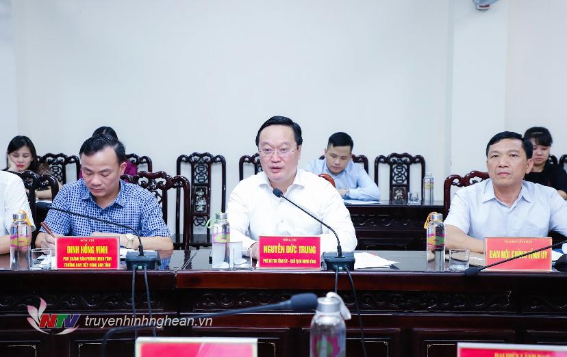 Đồng chí Nguyễn Đức Trung - Phó Bí thư Tỉnh uỷ, Chủ tịch UBND tỉnh kết luận tại phiên tiếp công dân. 