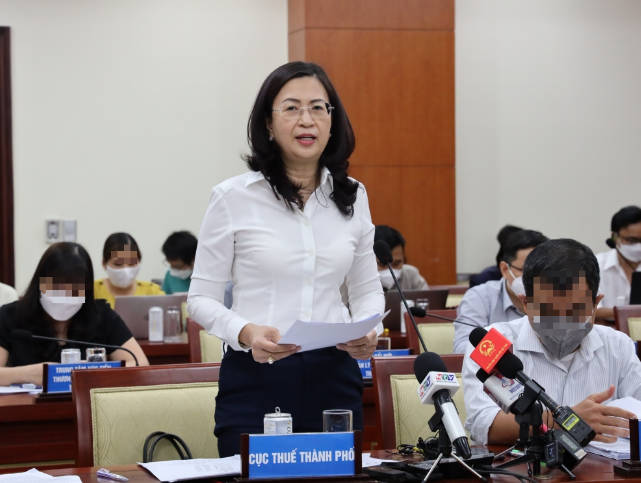 Phó Cục trưởng Cục Thuế TP.HCM Nguyễn Thị Bích Hạnh. 