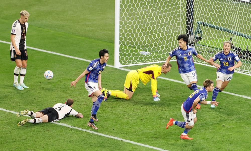Nhật Bản tạo nên cơn địa chấn đánh bại tuyển Đức