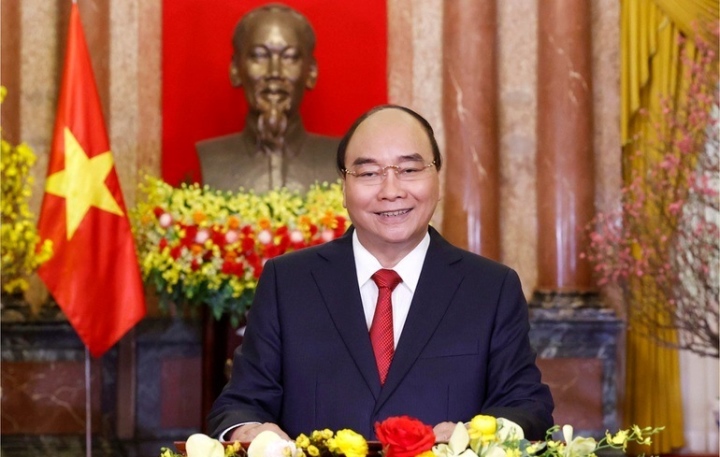 Chỉ tịch nước Nguyễn Xuân Phúc.