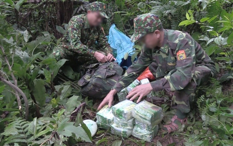 Số lượng ma túy khủng mà BĐBP Nghệ An bắt giữ.