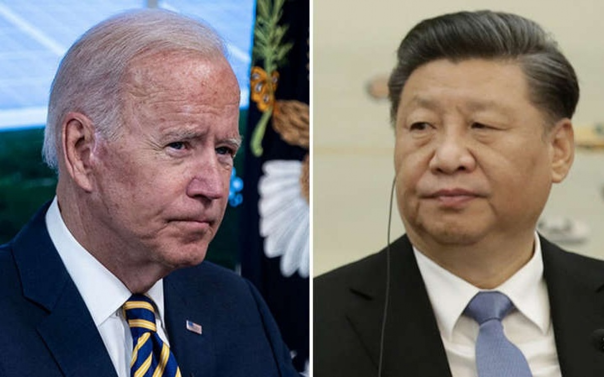 Tổng thống Joe Biden (trái) và Chủ tịch Tập Cận Bình. Ảnh: The Hill.