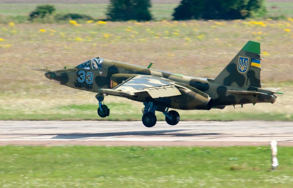 Tiêm kích Su-25. Ảnh: Tass
