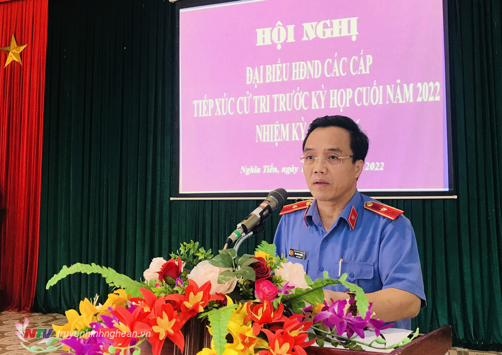Ông Tôn Thiện Phương – Đại biểu HĐND tỉnh thông qua dự kiến nội dung chương trình kỳ họp thứ 11 khóa XVIII HĐND tỉnh