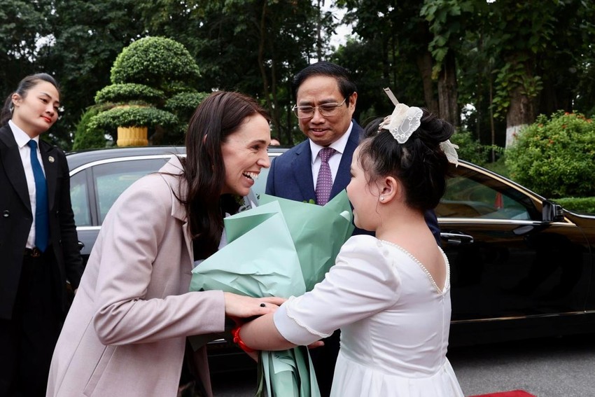 Thủ tướng New Zealand Jacinda Ardern có chuyến thăm Việt Nam từ 14 đến 17-11. Ảnh: VGP