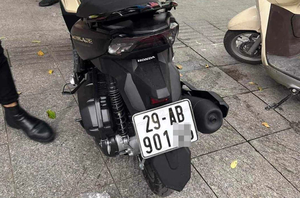 Biển số xe máy ở Hà Nội được cấp theo mẫu mới từ sau ngày 15/8.