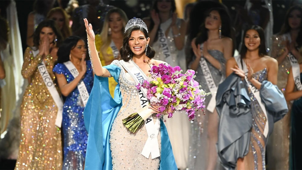 Khoảnh khắc đăng quang của Sheynnis Palacios, đại diện Nicaragua. Nguồn: Miss Universe