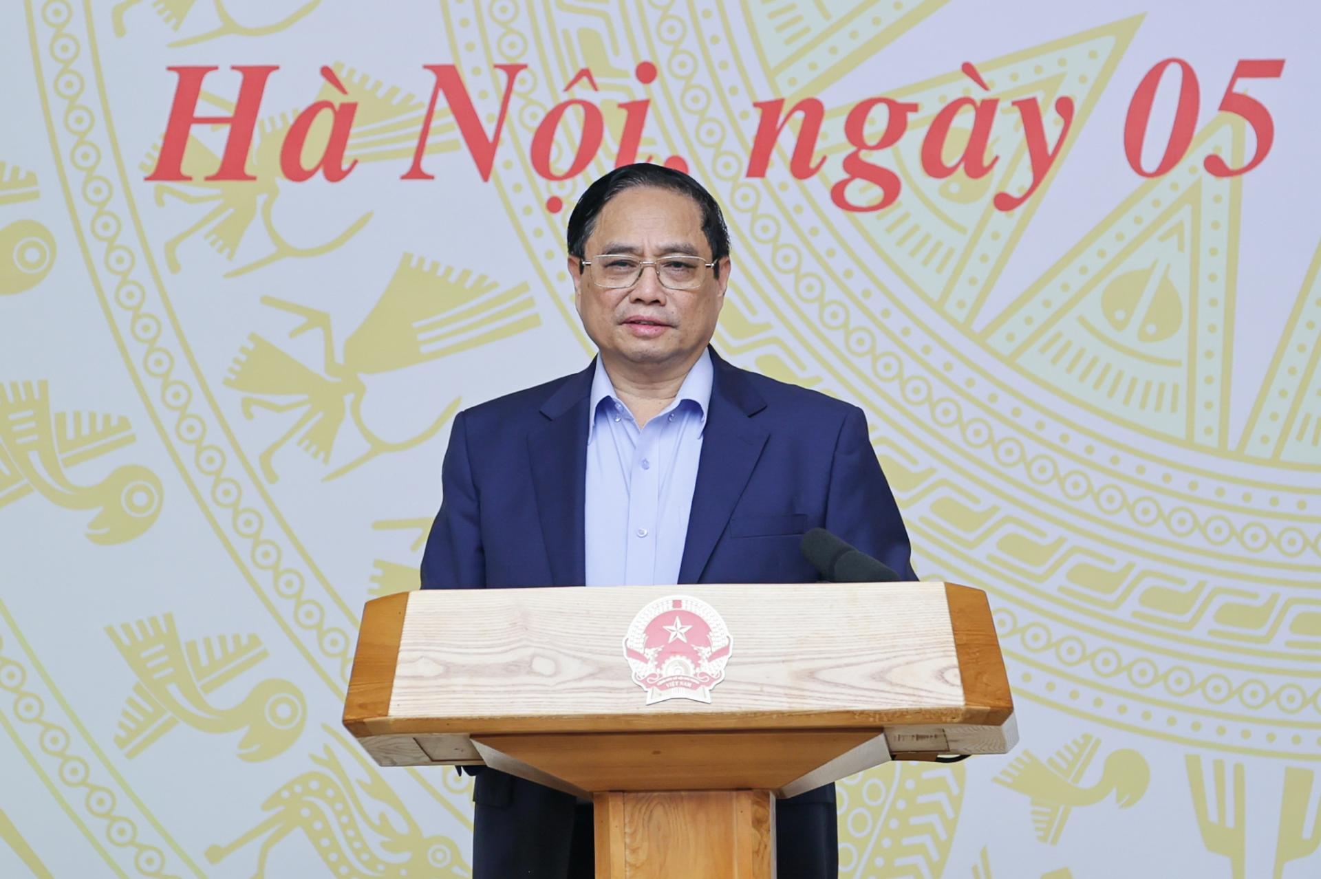 Thủ tướng Chính phủ Phạm Minh Chính phát biểu tại hội nghị - Ảnh: VGP