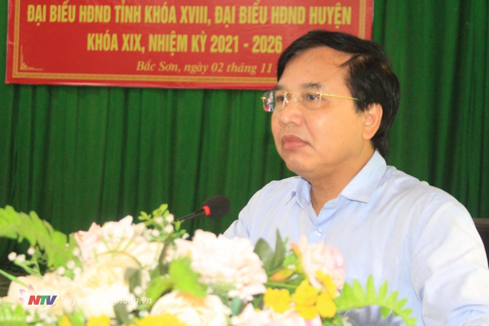 Phó Chủ tịch HĐND tỉnh Nguyễn Như Khôi giải trình ý kiến, kiến nghị của cử tri