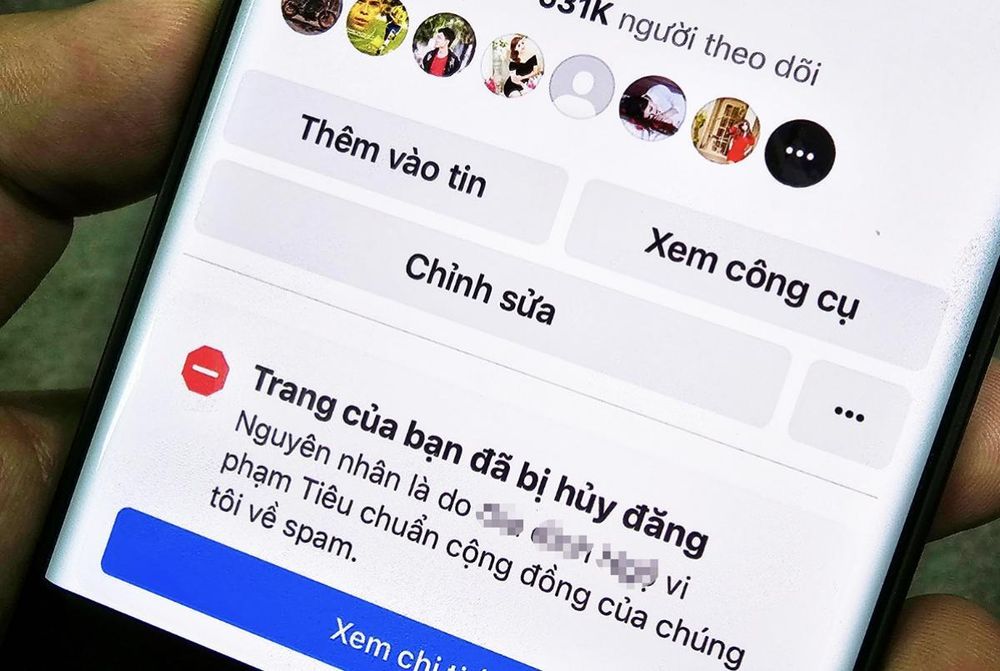 Facebook phải gỡ bỏ nội dung hoặc khóa tài khoản vi phạm khi có yêu cầu từ cơ quan chức năng.