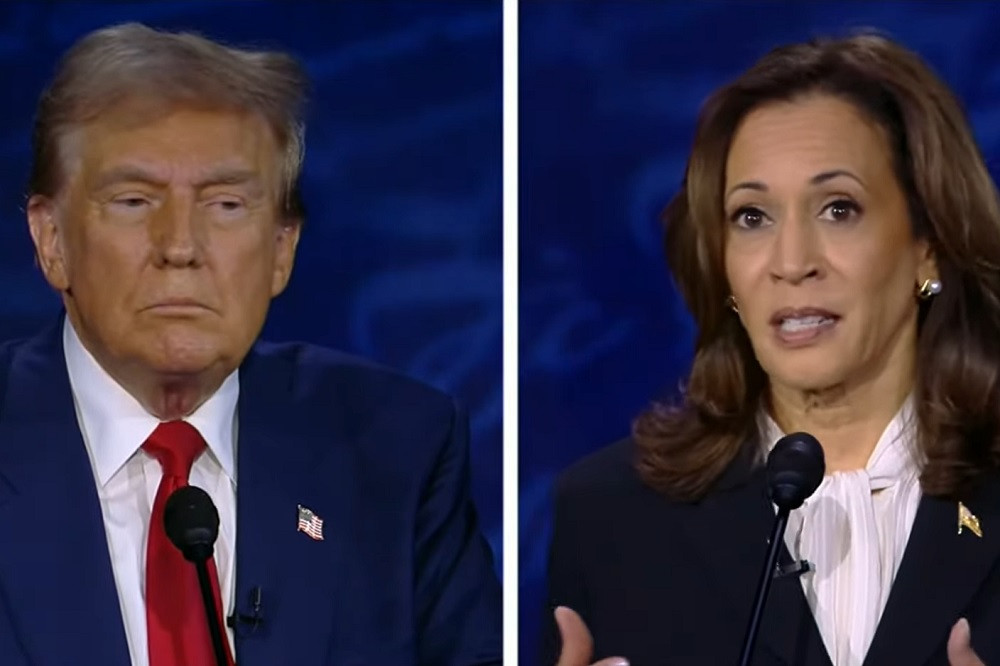 Ông Trump và bà Harris. Ảnh: Tạp chí phố Wall