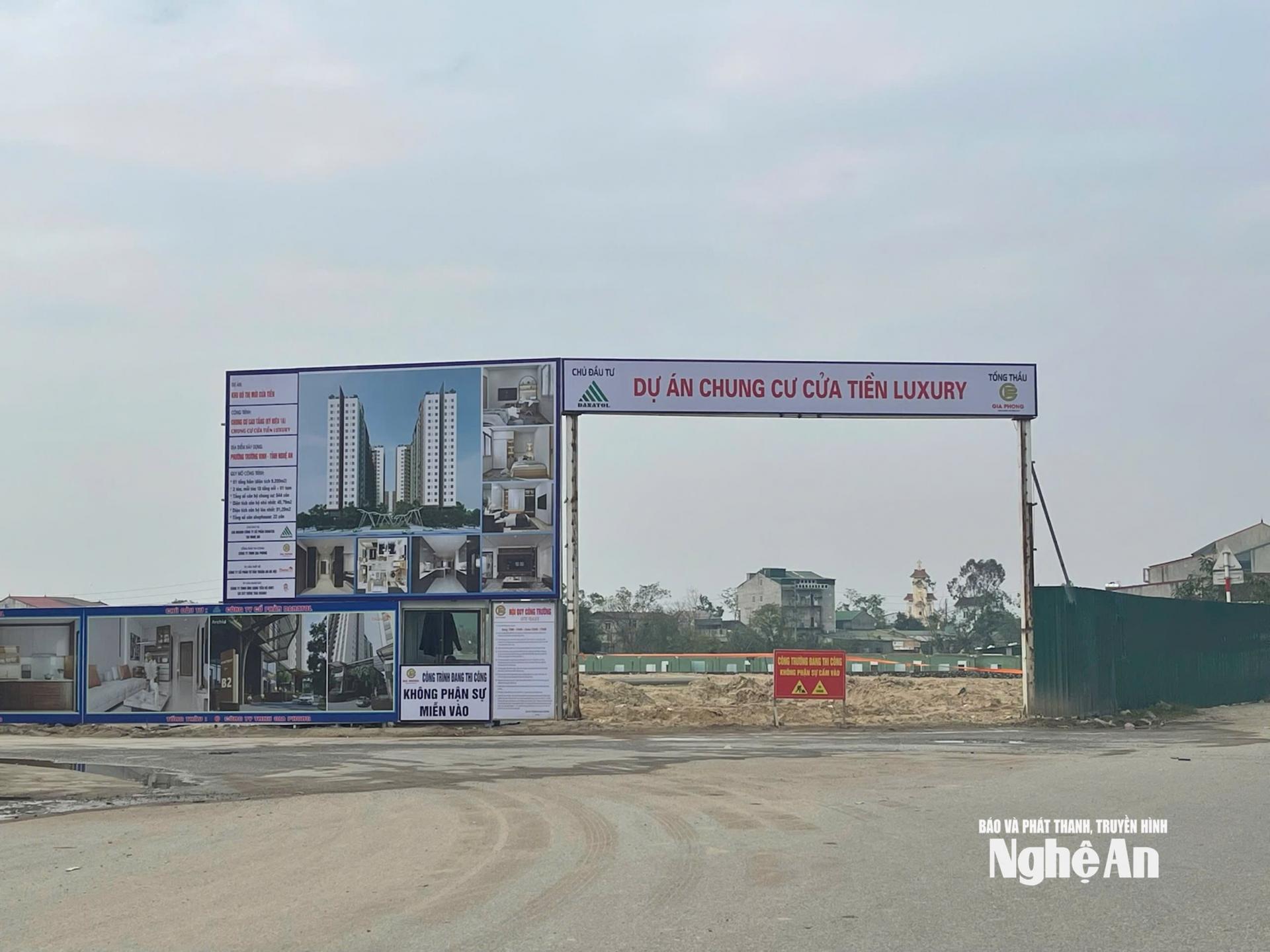  Dự án chung cư Cửa Tiền Luxury nằm trong khu đô thị Cửa Tiền. Ảnh: Tiến Đông