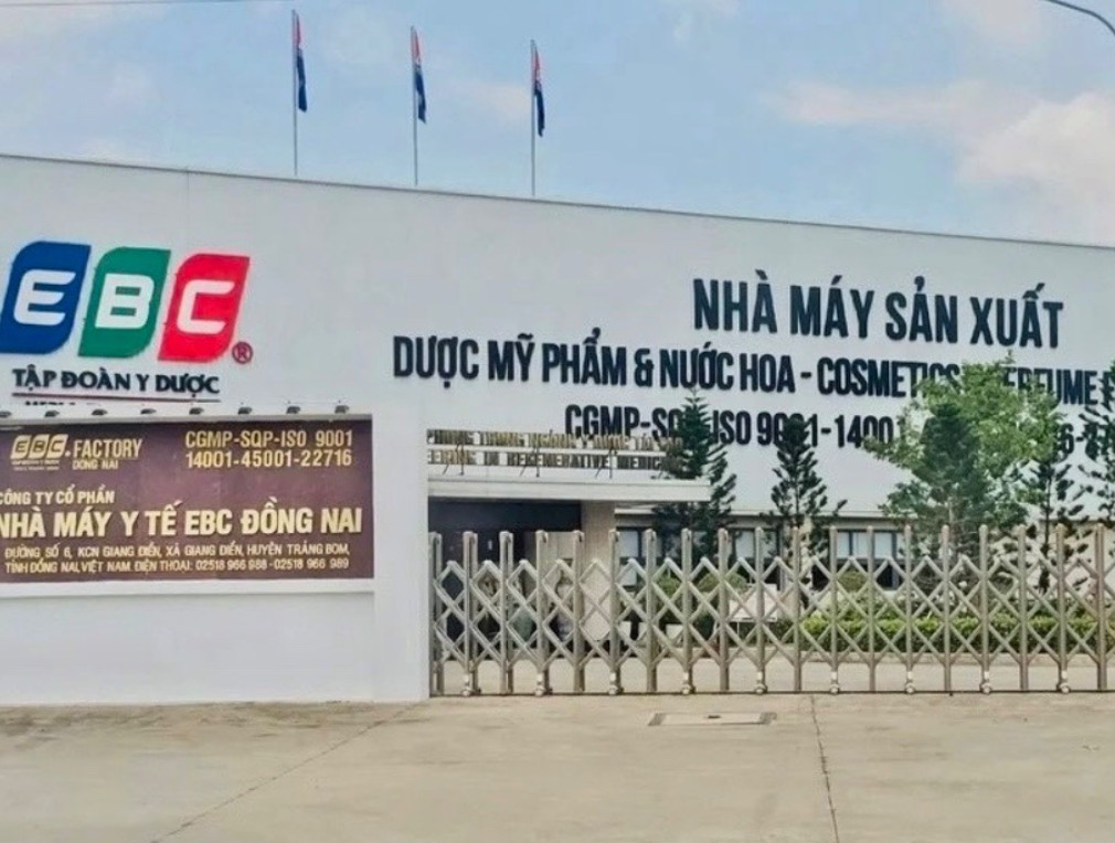 Công ty Cổ phần Nhà máy y tế EBC Đồng Nai. Ảnh: VŨ HỘI.