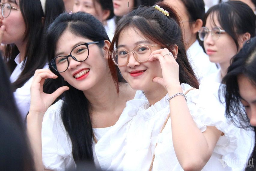 Sinh viên Trường ĐH Sư phạm Hà Nội. Ảnh: Thanh Hùng