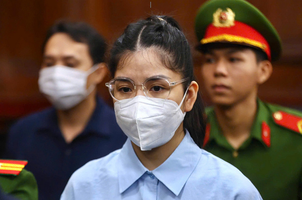 Bị cáo Nguyễn Thị Thái Hằng. Ảnh: Nguyễn Huế