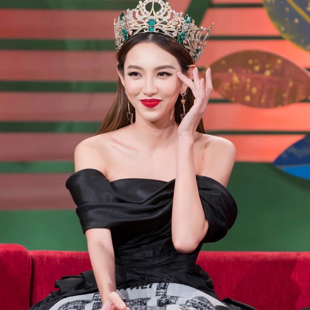 Nguyễn Thúc Thùy Tiên xuất hiện trong 1 chương trình truyền hình. Ảnh: NLĐO