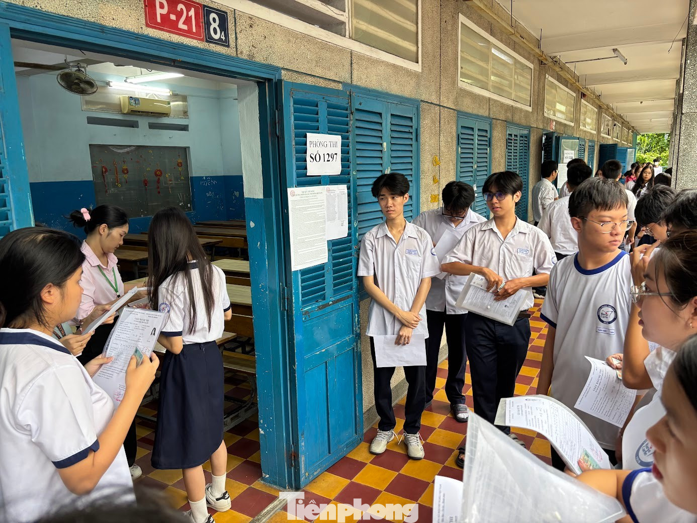 Thí sinh dự thi kỳ thi tốt nghiệp THPT 2025 tại TP Hồ Chí Minh.