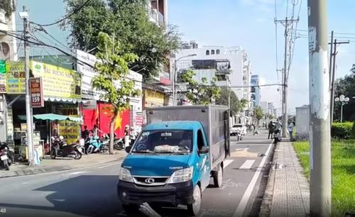 Hiện trường vụ tai nạn.