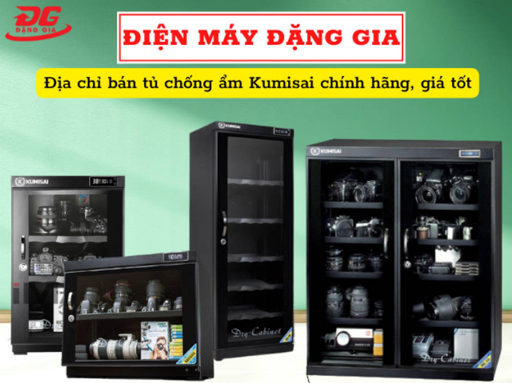 Mua tủ chống ẩm Kumisai chính hãng tại Điện Máy Đặng Gia