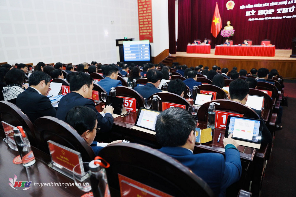 Danh mục 19 Nghị quyết được HĐND tỉnh Nghệ An thông qua tại kỳ họp thứ 11