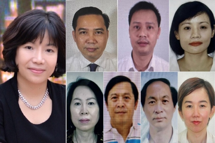 Nguyễn Thị Thanh Nhàn và nhóm bị cáo đang bỏ trốn.