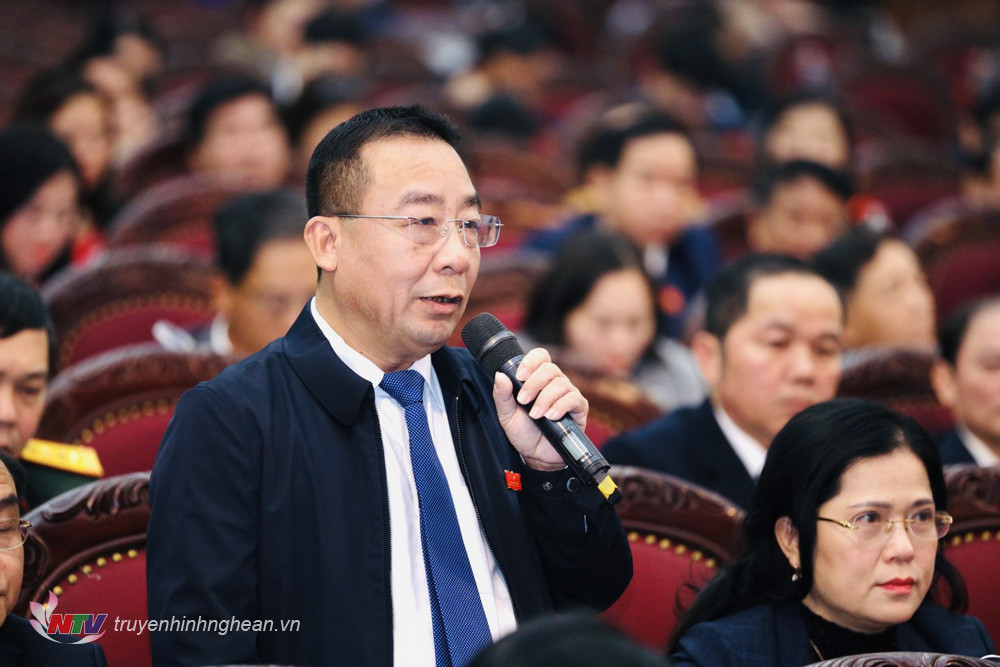 Ông Nguyễn Văn Đệ, Phó Chủ tịch UBND tỉnh giải trình ý kiến đại biểu.