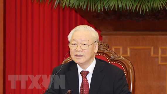 Tổng Bí thư Nguyễn Phú Trọng trả lời phỏng vấn TTXVN