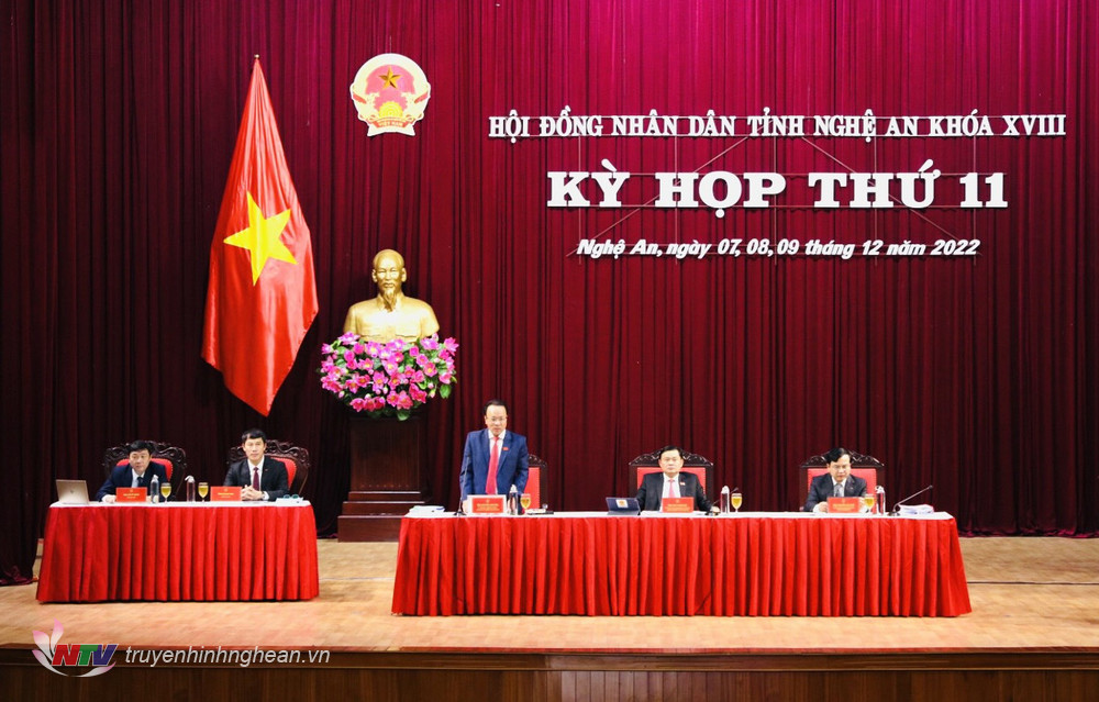 Ông Nguyễn Nam Đình - Uỷ viên BTV Tỉnh uỷ, Phó Chủ tịch Thường trực HĐND tỉnh chủ trì phiên thảo luận tại hội trường.