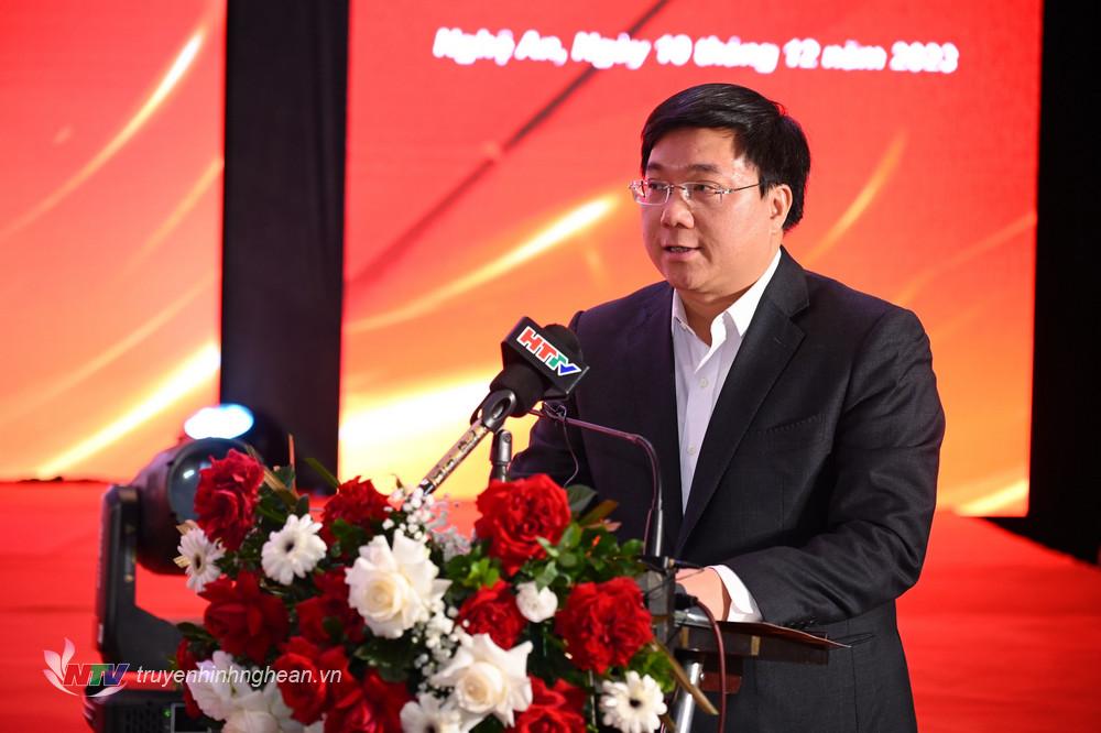Đồng chí Trần Duy Đông - Thứ trưởng Bộ Kế hoạch và Đầu tư phát biểu tại hội nghị.