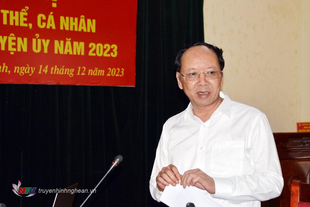 Phó Chủ tịch UBND tỉnh Bùi Thanh An phát biểu chỉ đạo tại hội nghị.