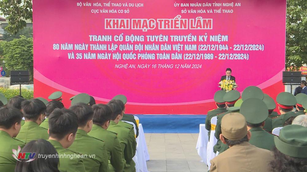 Toàn cảnh lễ khai mạc.