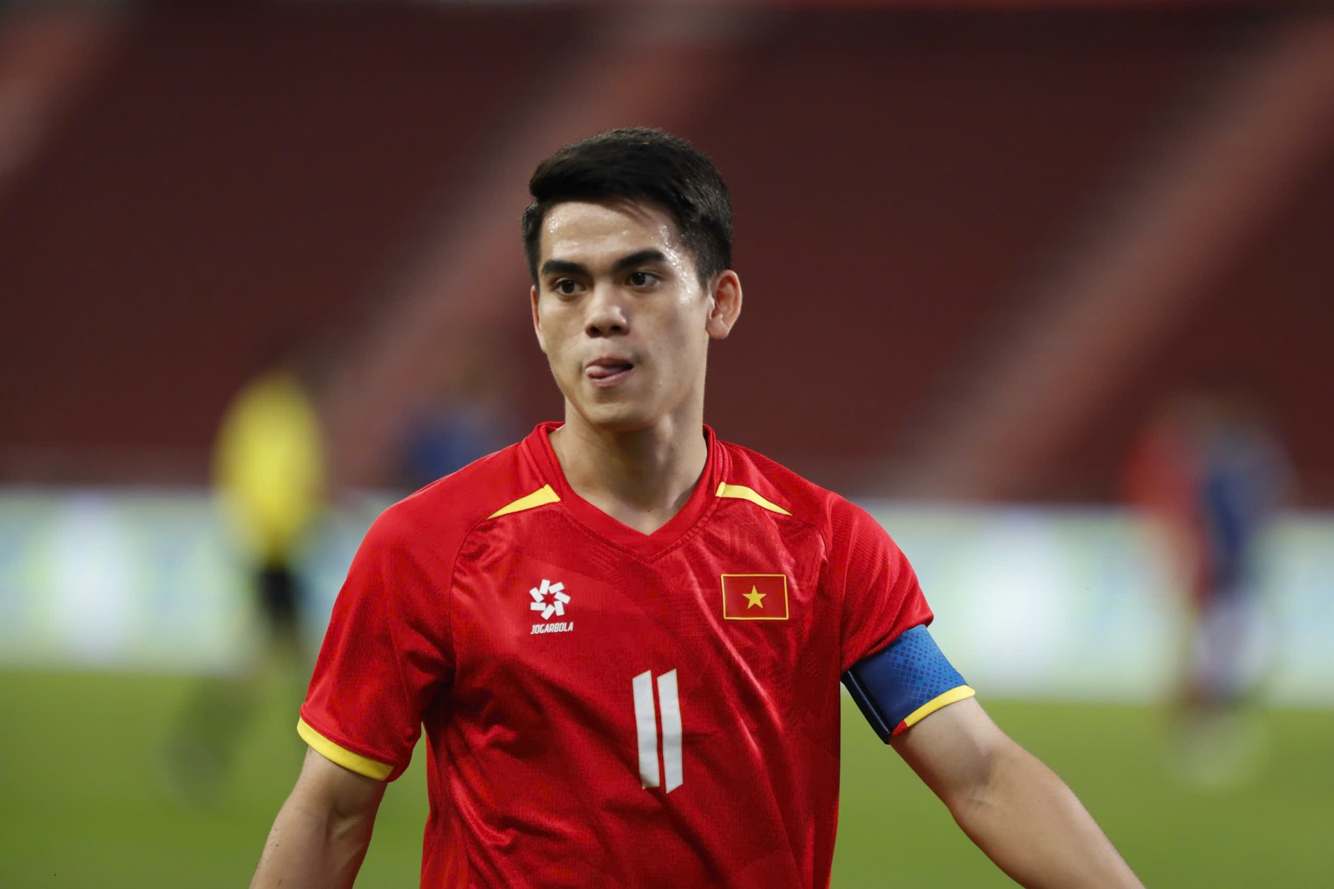 Văn Khang không để lại nhiều dấu ấn ở SEA Games 33. Ảnh: Hữu Hà