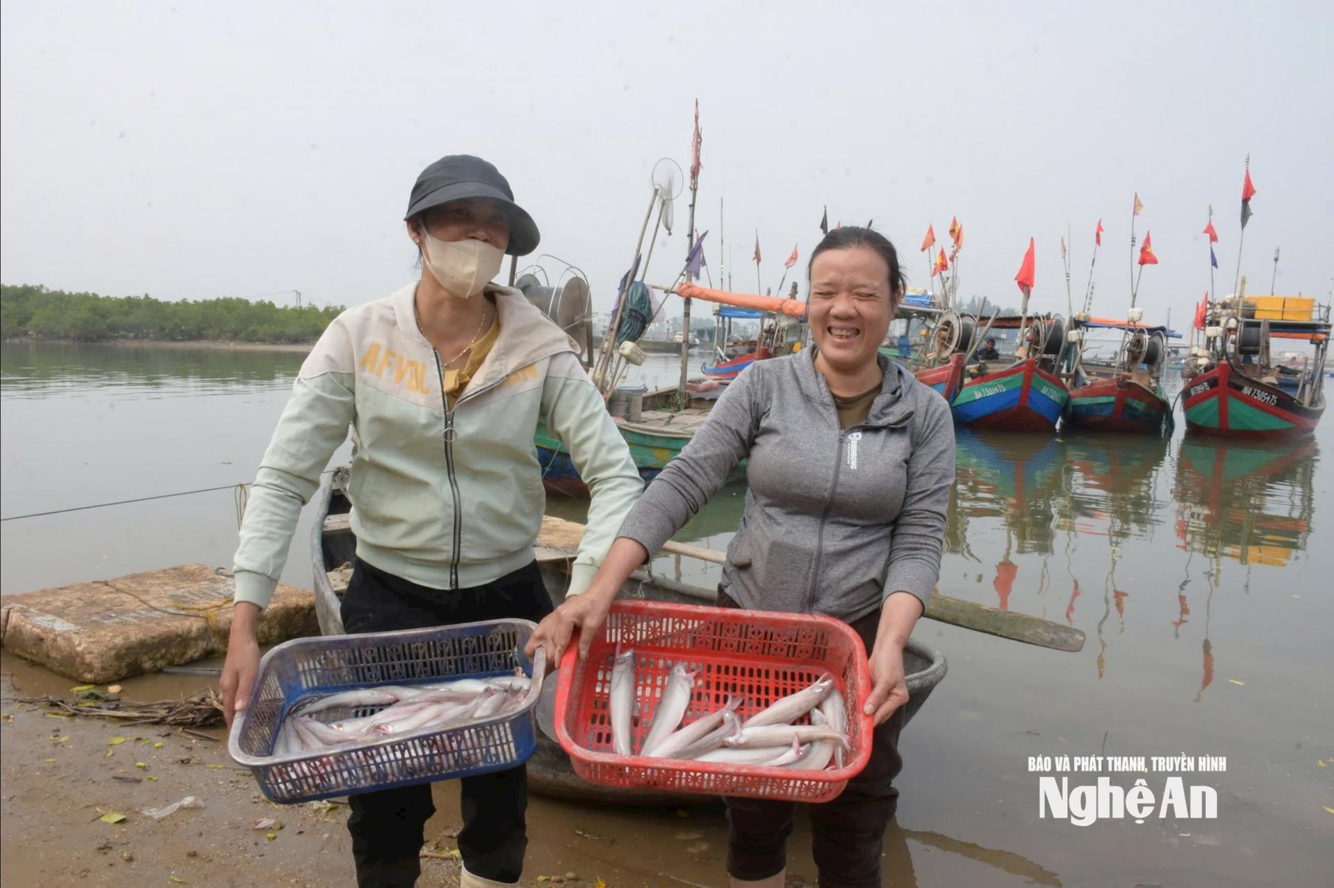 Hiện ngư dân Nghệ An đang vào mùa đánh bắt cá cháo. Ảnh: T.P