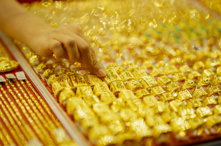 Giá vàng tăng mạnh trong tuần từ 24-28/11. Ảnh: HH