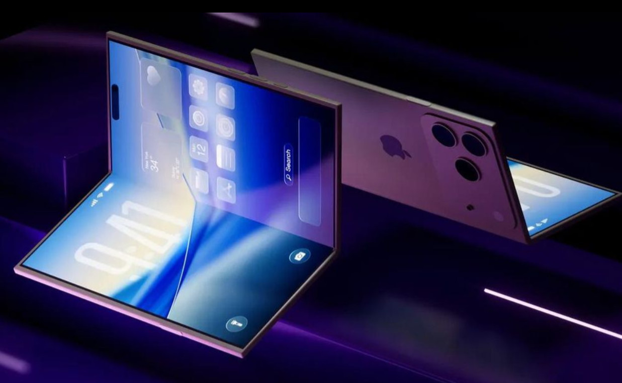 Một concept iPhone Fold. Ảnh: CNET