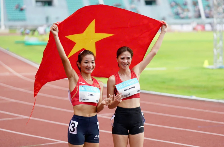 Điền kinh Việt Nam đã hoàn thành chỉ tiêu với 12 HCV, 12 HCB, 11 HCĐ tại mùa SEA Games 33. Ảnh: ANH PHƯƠNG.