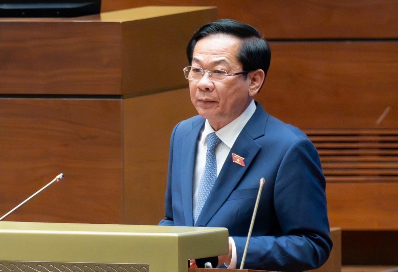 Bộ trưởng Nội vụ Đỗ Thanh Bình. Ảnh: QH