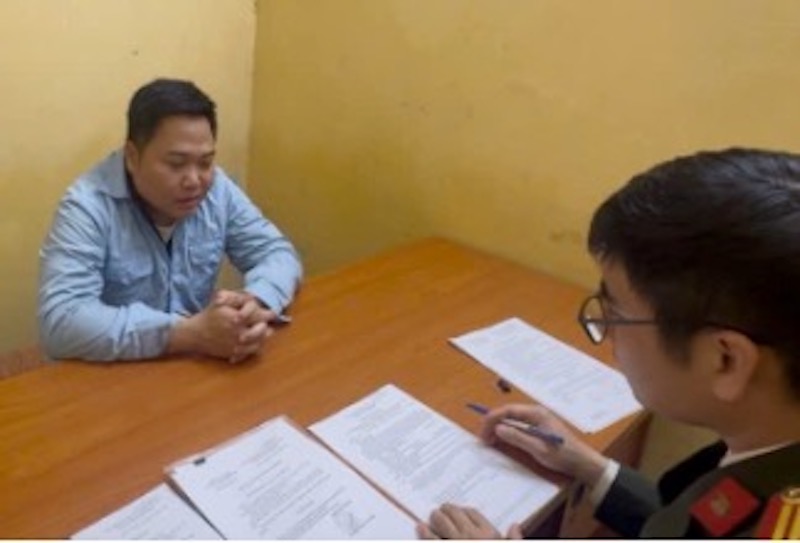 Bị can Nguyễn Văn Sáng.