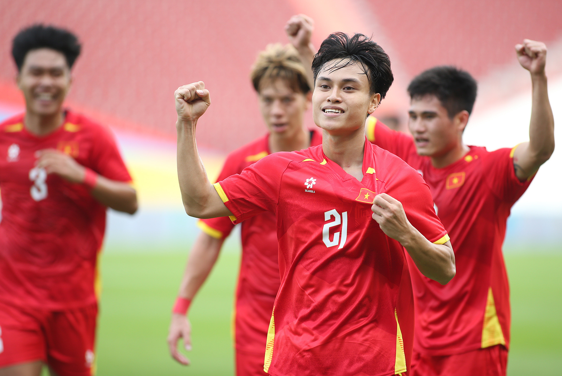 U23 Việt Nam rất tự tin sau tấm HCV SEA Games. Ảnh: S.N