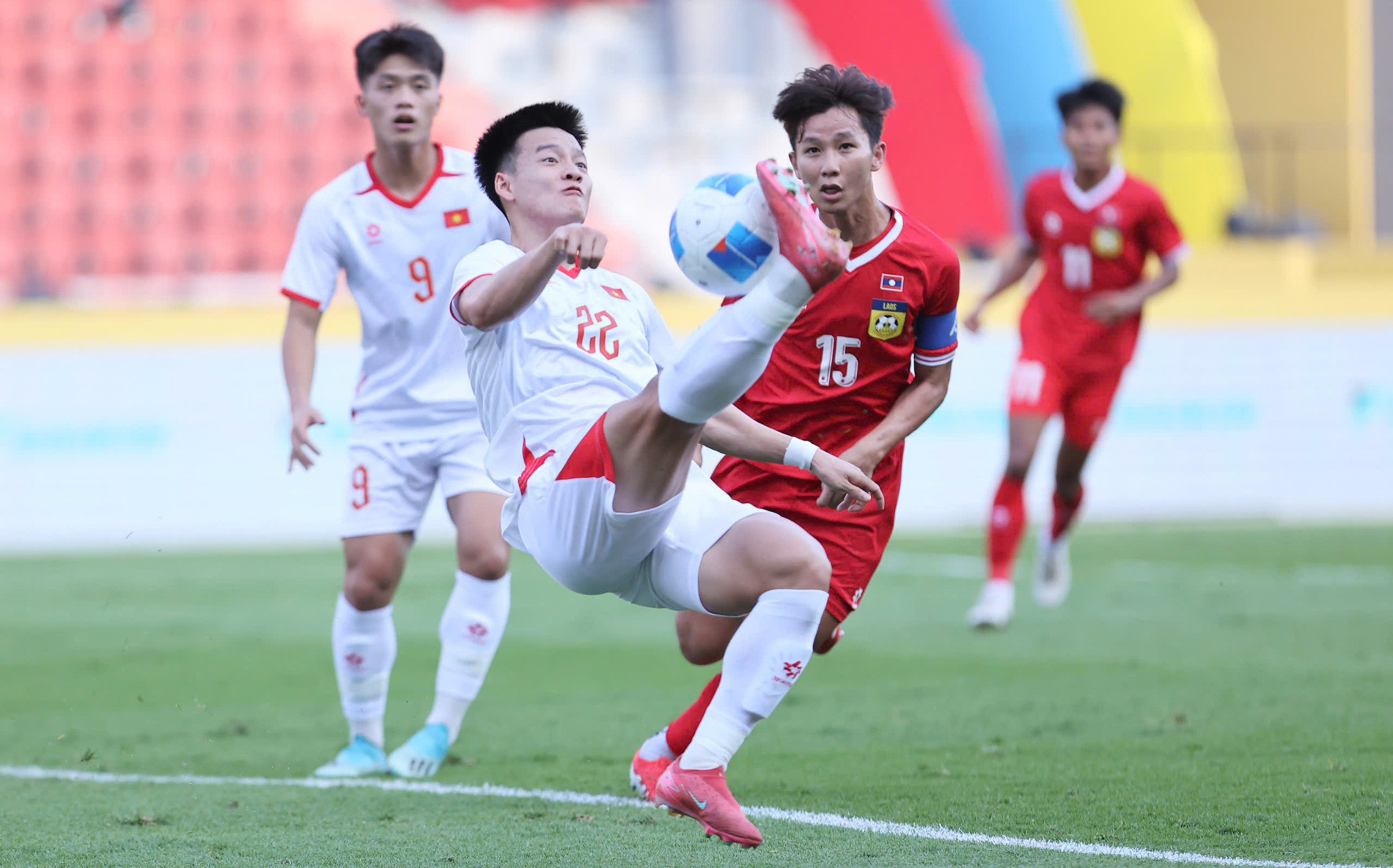 U22 Việt Nam chơi không tốt ở trận thắng U22 Lào 2-1.