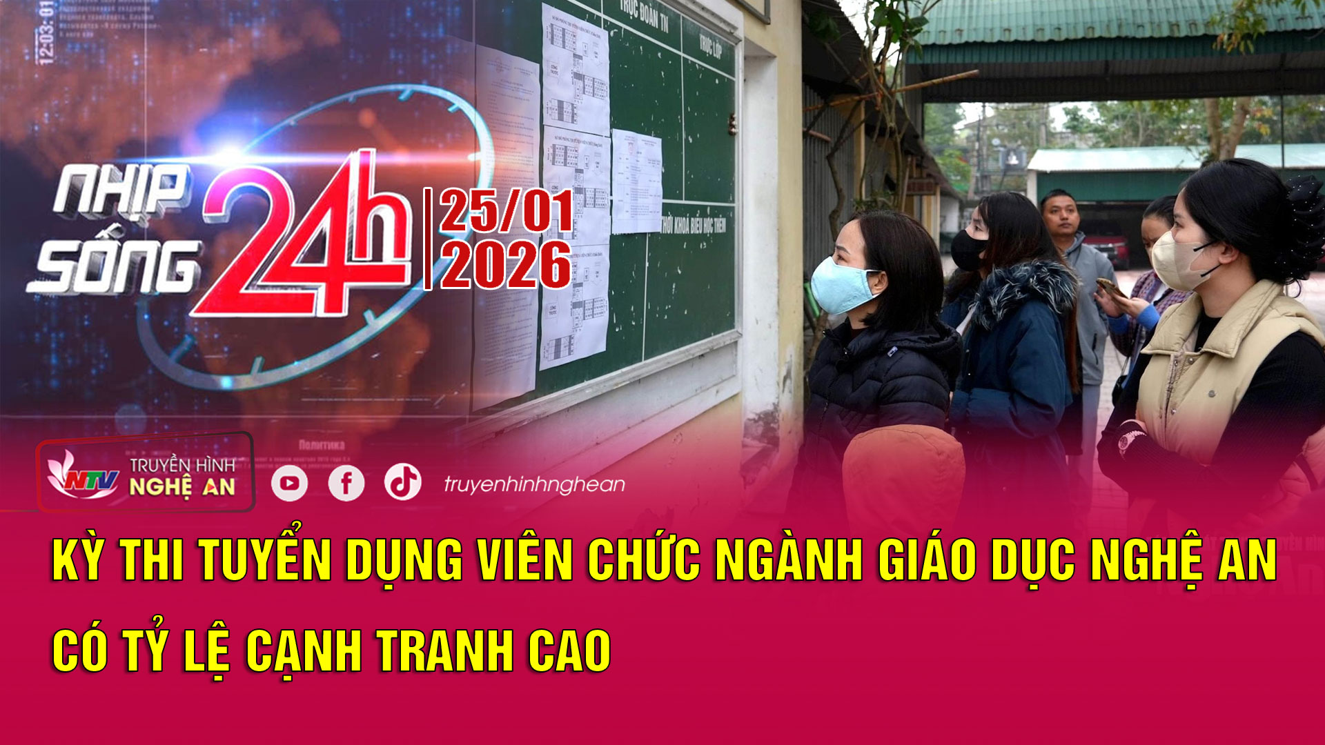 Bản tin Nhịp sống 24h - 25/01/2026