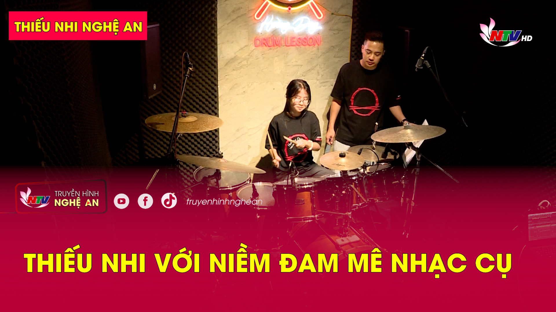 Thiếu nhi Nghệ An: Thiếu nhi với niềm đam mê nhạc cụ