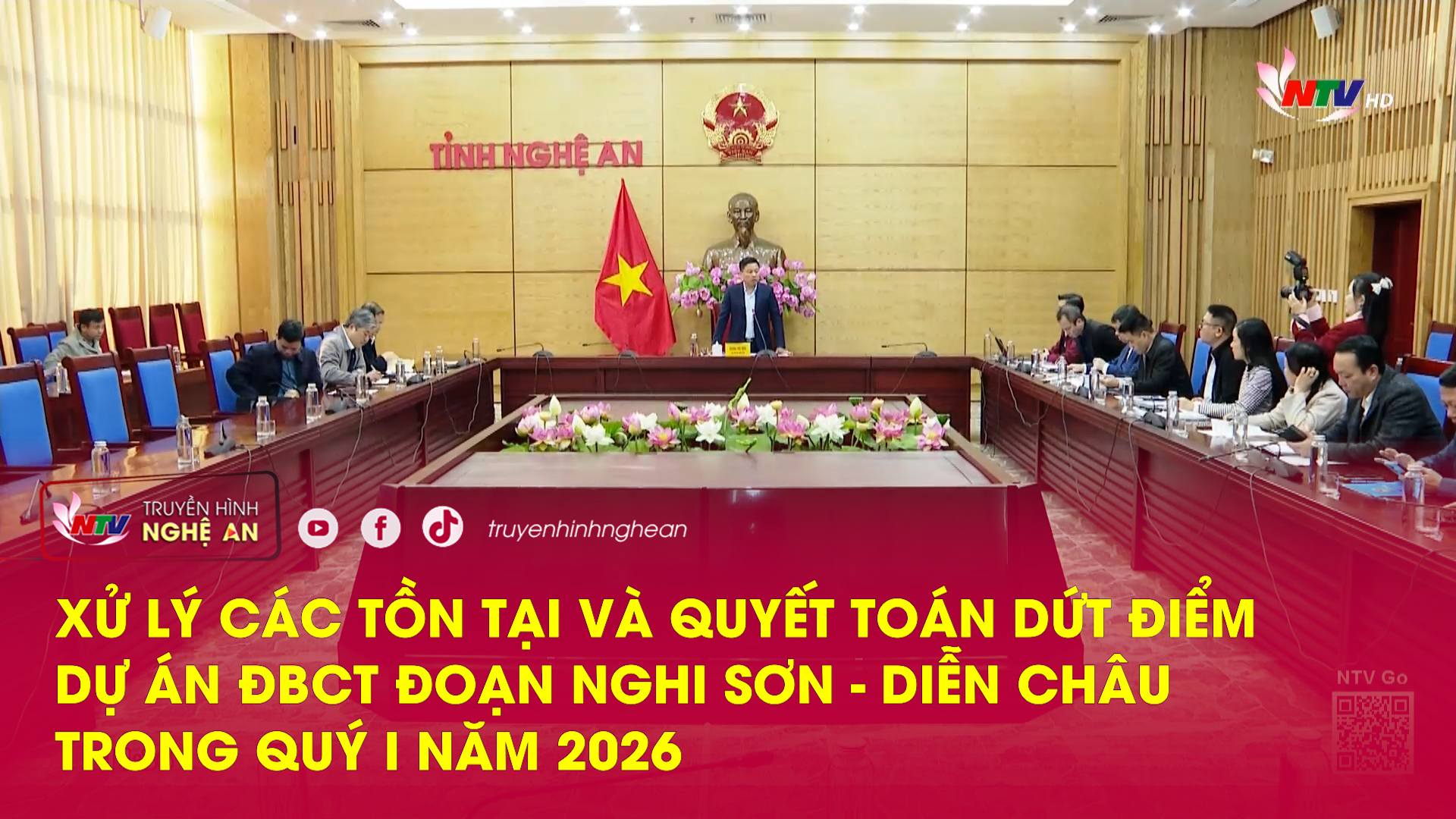 Xử lý các tồn tại và quyết toán dứt điểm Dự án ĐBCT đoạn Nghi Sơn - Diễn Châu trong quý I năm 2026