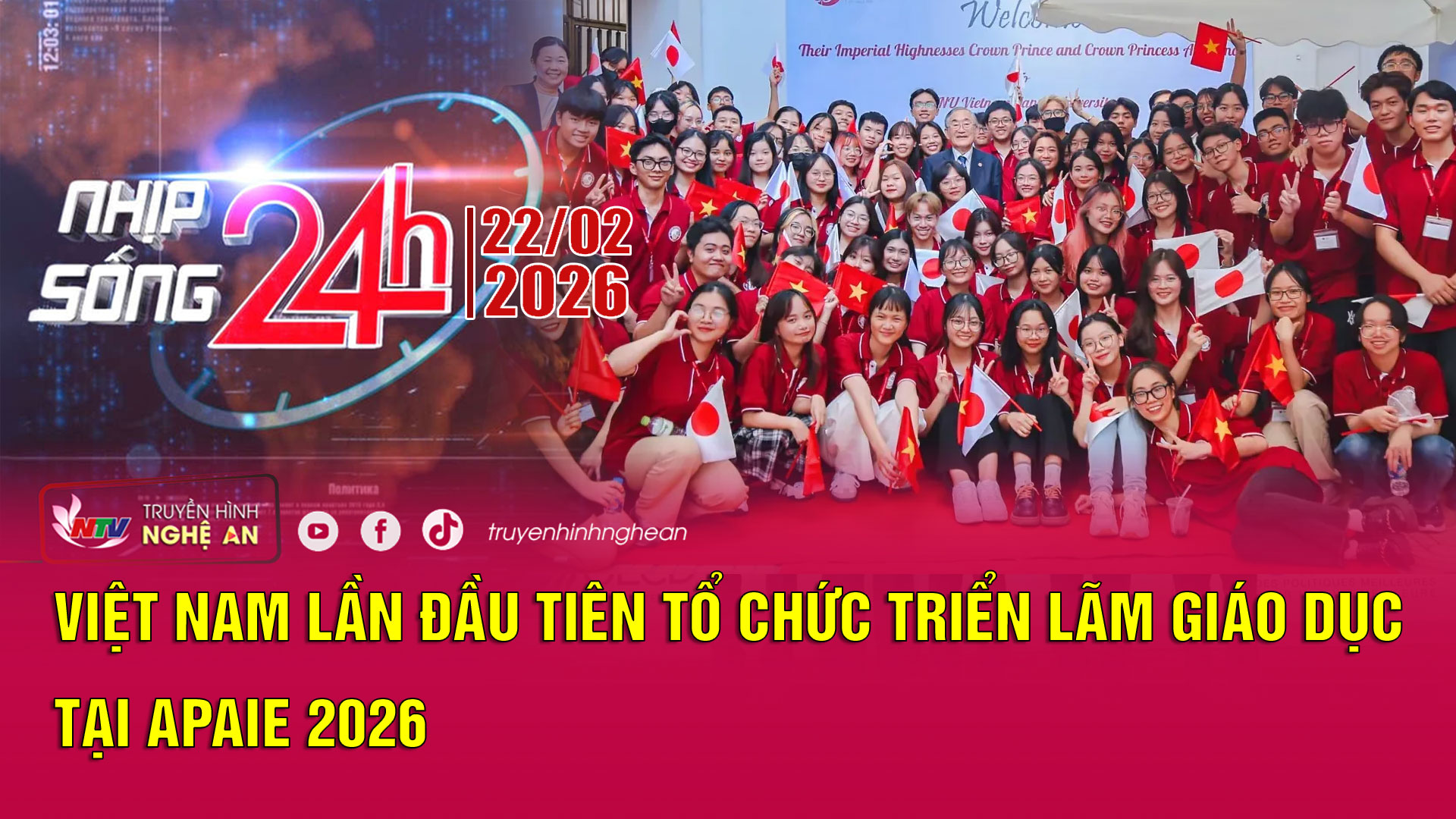 Bản tin Nhịp sống 24h - 22/02/2026