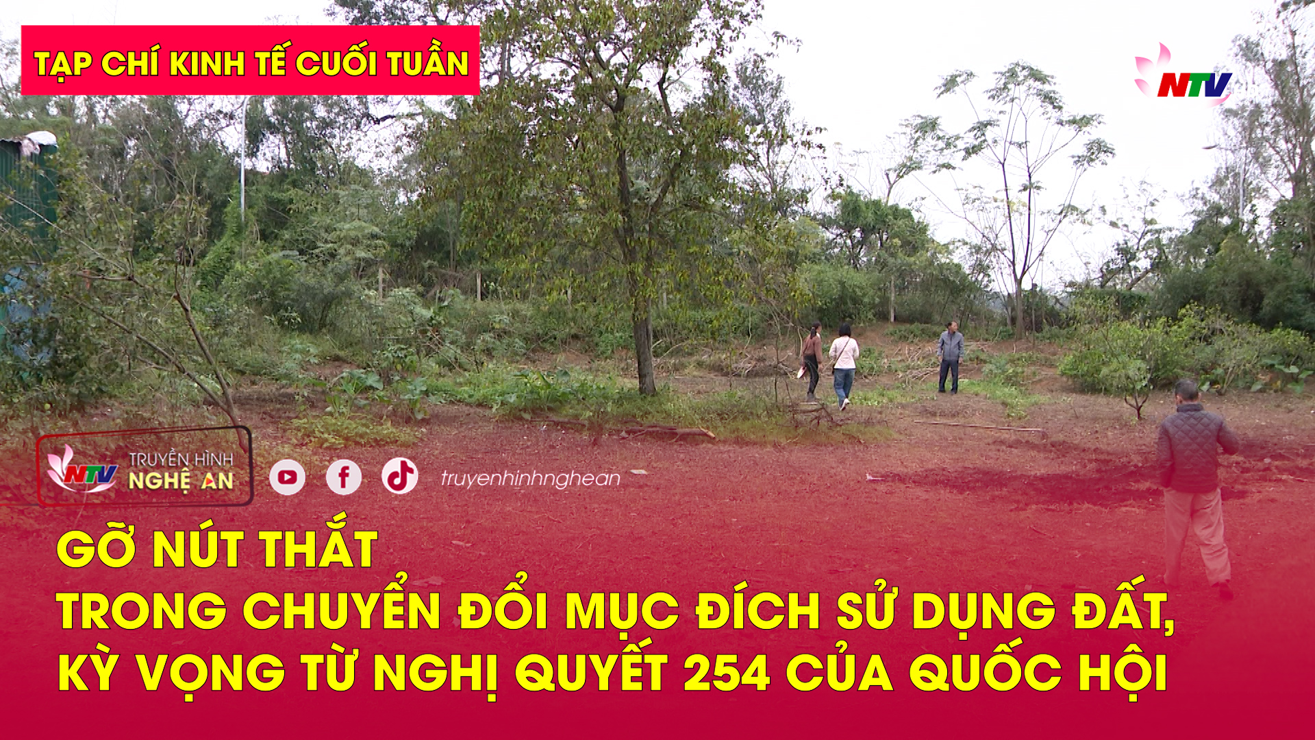 Tạp chí kinh tế cuối tuần: Gỡ nút thắt trong chuyển đổi mục đích sử dụng đất, kỳ vọng từ Nghị quyết 254 của Quốc hội