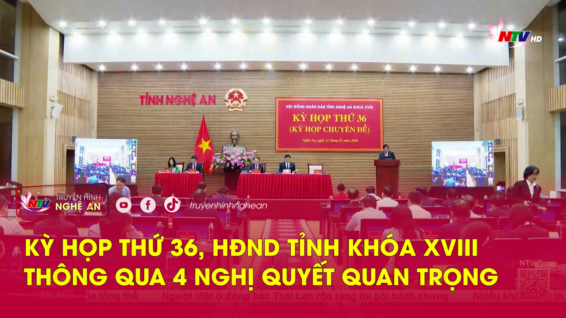 Kỳ họp thứ 36, HĐND tỉnh khóa XVIII thông qua 04 Nghị quyết quan trọng