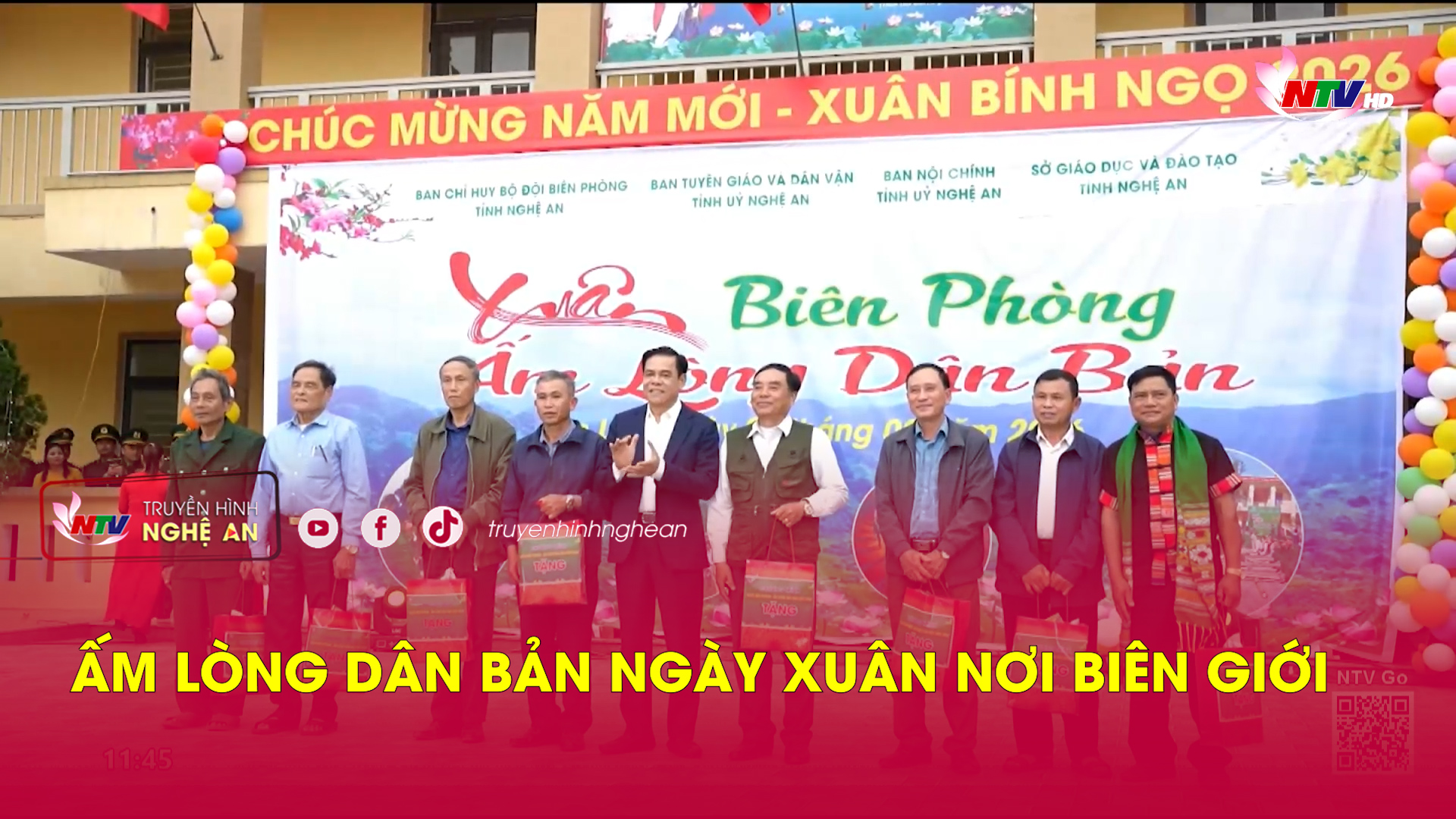 Ấm lòng dân bản ngày Xuân nơi biên giới